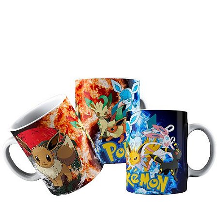 Caneca porcelana Pokemon 325ml