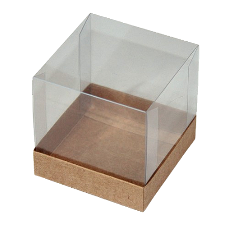 Caixa para Caneca em acetato Transparente 10x10x10