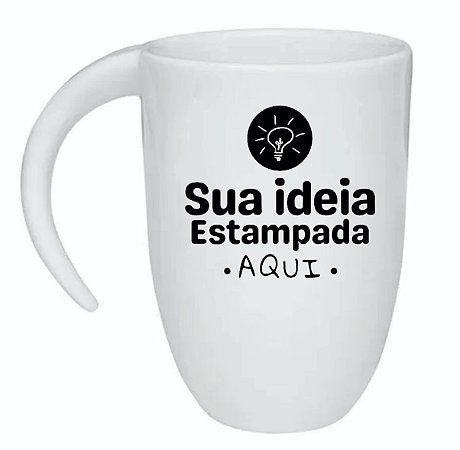 Caneca personalizada com alça meia lua (fall) 350ml