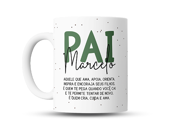 Caneca personalizada significado Pai
