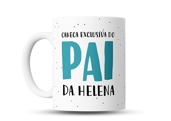 Caneca Exclusiva do Pai personalizada