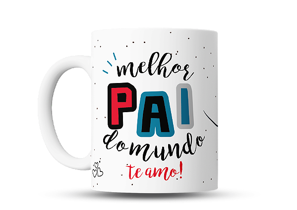 Caneca personalizada Melhor Pai do Mundo com foto