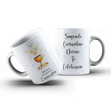 Caneca Minha Primeira Eucaristia - Comunhão 325ml