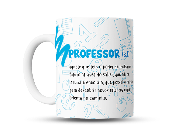 Caneca de café Significado Professor - Melhor prof do mundo