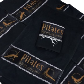 Toalha lavabo Pilates personalizada - 14 unidades