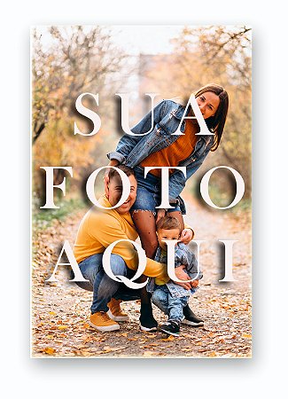 Quadro placa MDF A4 personalizado com sua FOTO (não é adesivo)