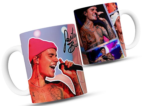 Caneca fotos Justin Bieber – Touca Show 325ml