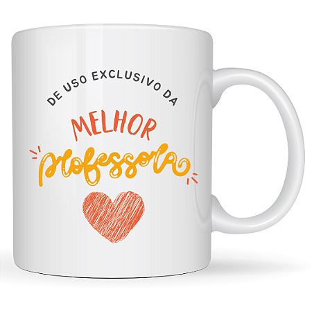 Caneca Melhor Professora – Presente Criativo para Educadora, Dia dos Professores, Aniversário ou Formatura – 325ml
