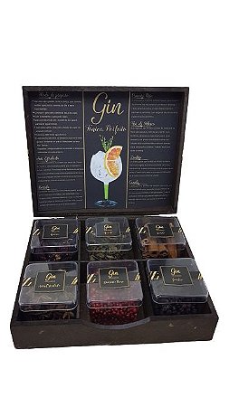 Kit Gin Tônica em Acrílico (6 Especiarias) - Modelo 2 - Erva Doce Granel -  Loja a Granel de Grãos e Especiarias