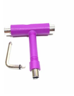 Chave T Para Skate E Longboard Roxo