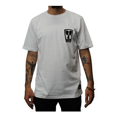 Camiseta Flip Montain Branca | Bang Life Skate Shop - Bang Life Skate Shop  - Tudo para seu skate e acessórios