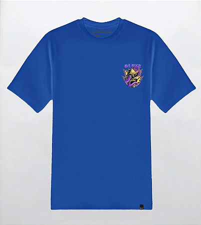 Camiseta Blunt Basica Logo VII Royal 200476 - Karraii