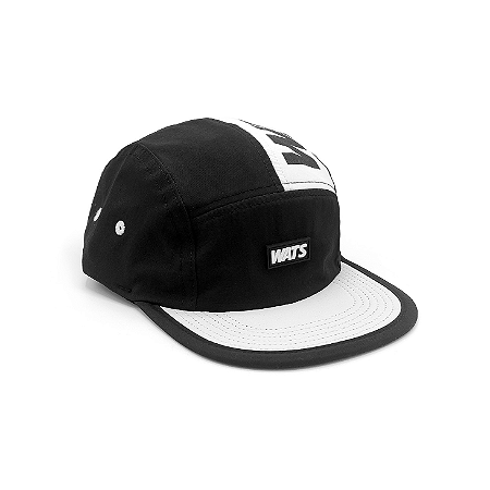 Boné Five Panel Silk Preto