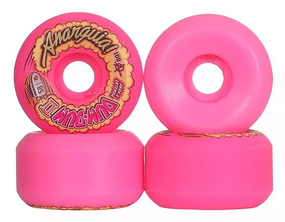 Roda Anarquia Dum Dum 60mm Rosa