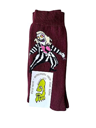 Meia Gnarly Foot Beetlejuice