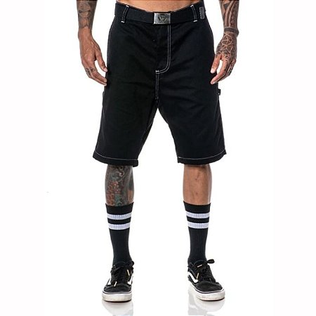 Bermuda Your Face Carpinteiro Preto