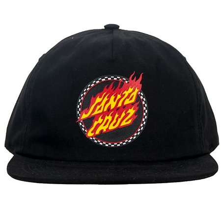 Boné Santa Cruz Ringed Flame Dot