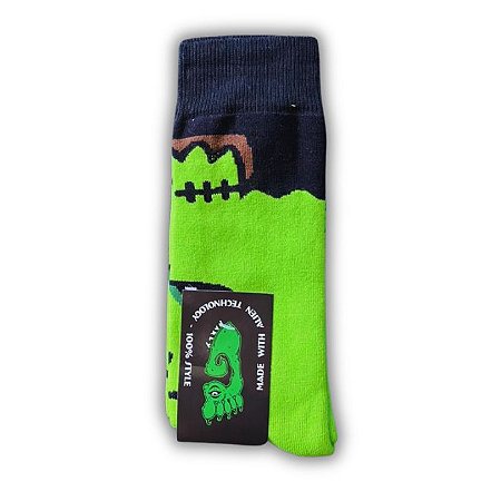 Meia Gnarly Foot Frankestein
