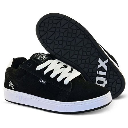 Tênis QIX Chorão Model Allan Mesquita Preto/Branco