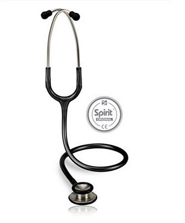Estetoscópio Professional Neonatal Preto - Spirit