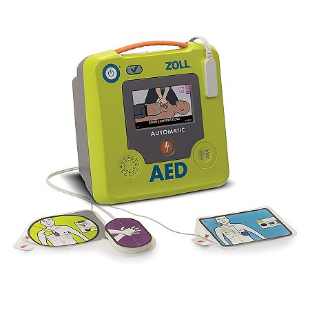 DEA Desfibrilador Externo Automático AED 3 com FEEDBACK DA RCP e WiFi | ZOLL