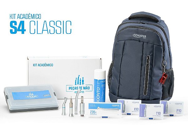 Kit Acadêmico de Peças de Mão – S4 CLASSIC - Schuster