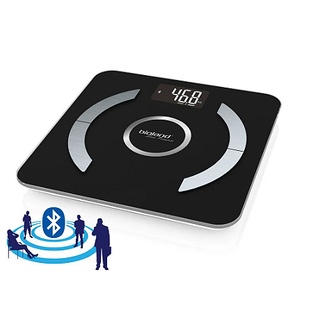 Balança Digital Bluetooth de Bioimpedância 180kg EF955I - Bioland -  Produtos Hospitalares Online