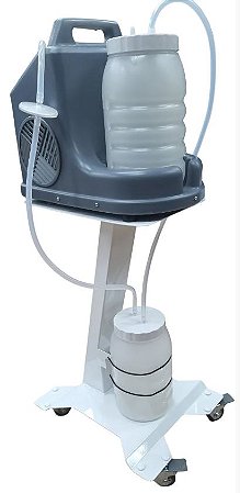 Aspirador Cirúrgico a vácuo com pedestal e 2 frascos - 1001PO-PE2- NEVONI