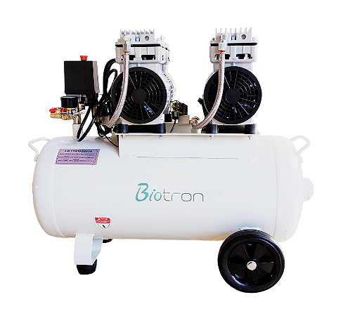 COMPRESSOR DE AR ODONTOLÓGICO 50L 1700W-BIOTRON