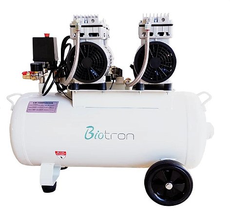 COMPRESSOR DE AR ODONTOLÓGICO 50L 1700W-BIOTRON 220V