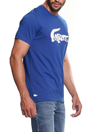 camiseta lacoste estampa