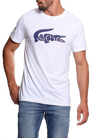 camiseta lacoste estampa