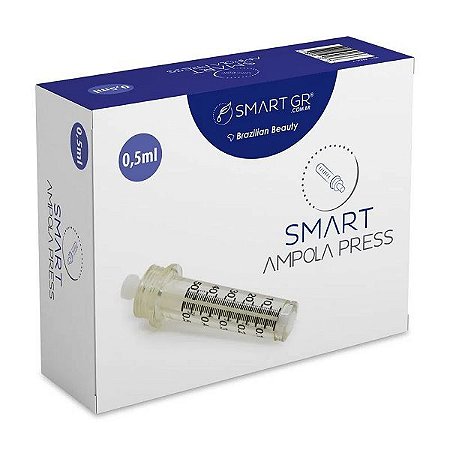 Ampola Descartavel para Caneta Pressurizada Smart Press 0,5 mL com 10 UN - SMART GR