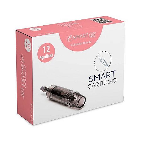 Cartucho Smart Derma Pen Preto Kit com 10 Unidades 12 Agulhas - Smart GR
