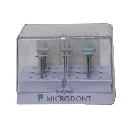 Kit Polimento de Porcelana com 9 Peças - Microdont
