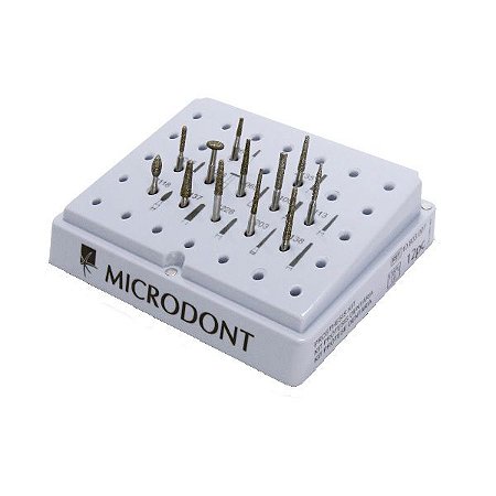 Kit Acabamento e Polimento Prótese Dentária - Microdont