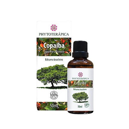 Óleo Vegetal De Copaíba 50ml 100% Puro E Natural - Phytoterápica