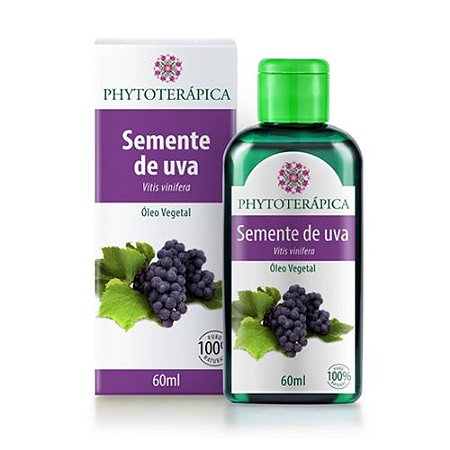 Óleo Vegetal de Semente de Uva 60ML - Phytoterápica