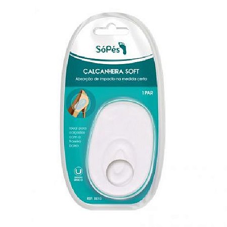 Calcanheira Soft Gel (Tamanho Único) (Par) - Só Pés