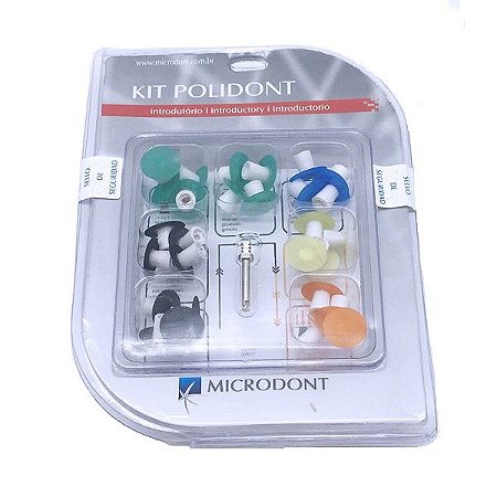 Kit Polidont Introdutório Para Acabamento e Polimento - Microdont