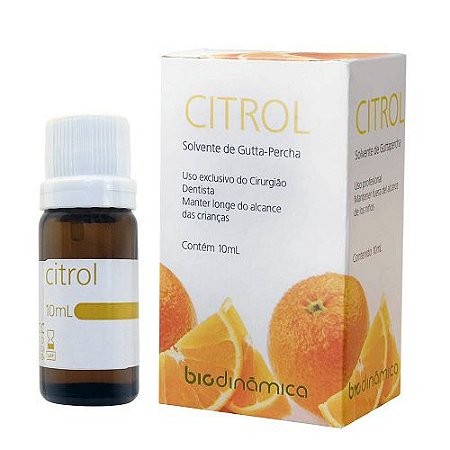 Citrol Solvente de Guta Percha 10ml - Biodiâmica