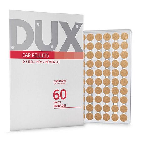 Ponto Inox Auricular 60 Adesivos - Dux