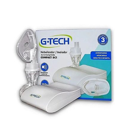 Nebulizador/Inalador de Ar Comprimido G-Tech Mod Compact DC1 - Accumed