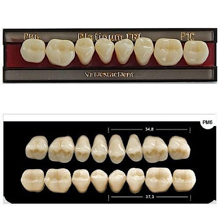 Dente Platinum Tri 03 Camadas Posterior PM6 Superior - Imodonto