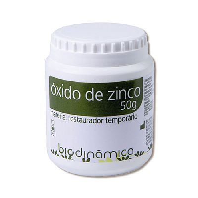 Óxido de Zinco Pó Cimento Restaurador Temporário - Biodinâmica