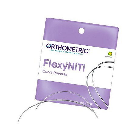 Arco Flexy Niti Reverse Curve Quadrado Inferior - Orthometric