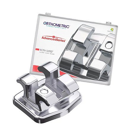 Braquete Metálico Advanced Series Roth 0,022 10 Casos - Orthometric