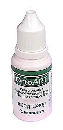 Resina Acrílica Autopolimerizável Pó OrtoArt 20g Concentrado - Imodonto