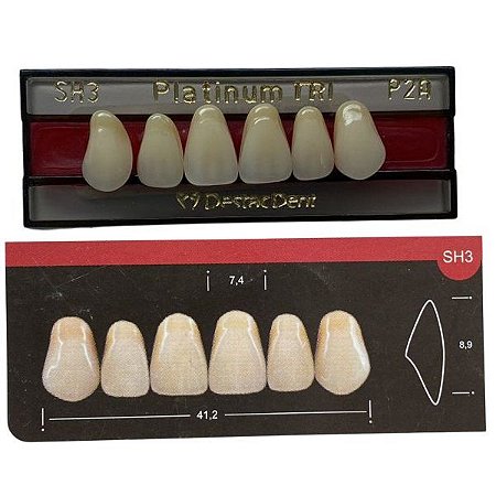 Dente Platinum Tri 03 Camadas Anterior SH3 Superior - Imodonto