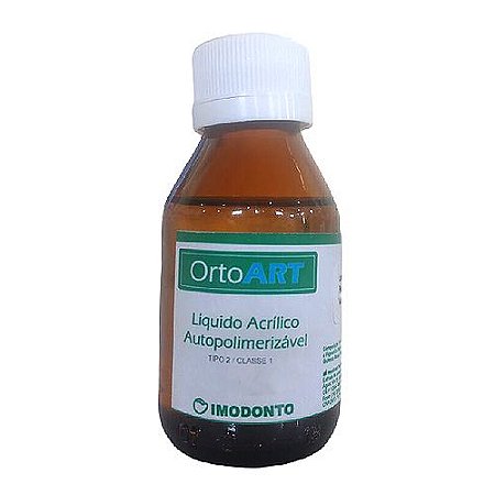 Resina Acrílica Autopolimerizável Líquida OrtoArt Com Crosslink - Imodonto